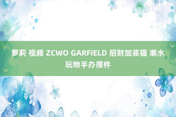 萝莉 视频 ZCWO GARFIELD 招财加菲猫 潮水玩物