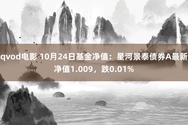 qvod电影 10月24日基金净值：星河景泰债券A最新净值1.009，跌0.01%