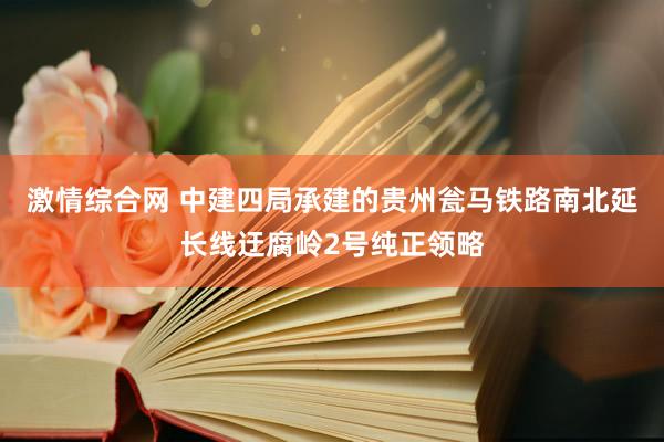 激情综合网 中建四局承建的贵州瓮马铁路南北延长线迂腐岭2号纯正领略