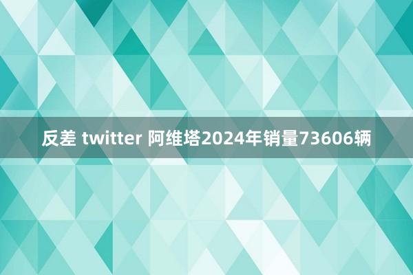 反差 twitter 阿维塔2024年销量73606辆